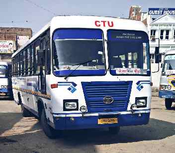 Chandigarh to Dina Nagar Bus Time Table Latest